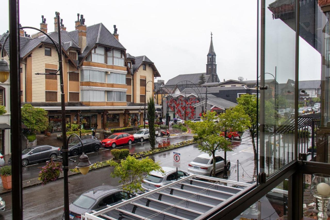 Locar-In Gramado- 100M Rua Coberta Apartment Luaran gambar
