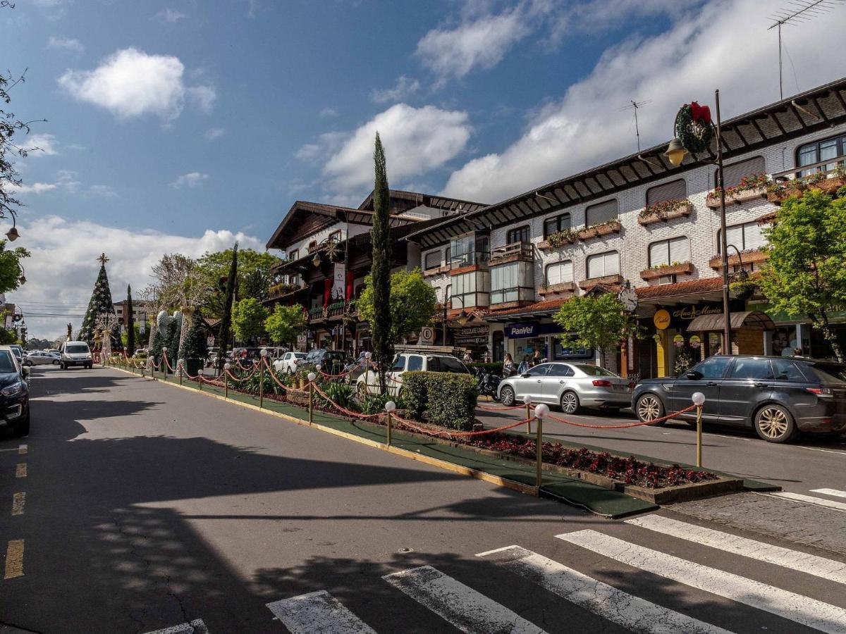 Locar-In Gramado- 100M Rua Coberta Apartment Luaran gambar
